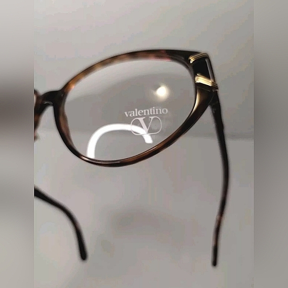 Valentino Tortoise Gold Eyeglasses Frames V164 518 130 - Picture 7 of 13